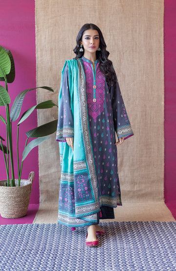 Orient OTL 22 134 Grey Khaddar Myreen Winter Collection 2022 Online Shopping